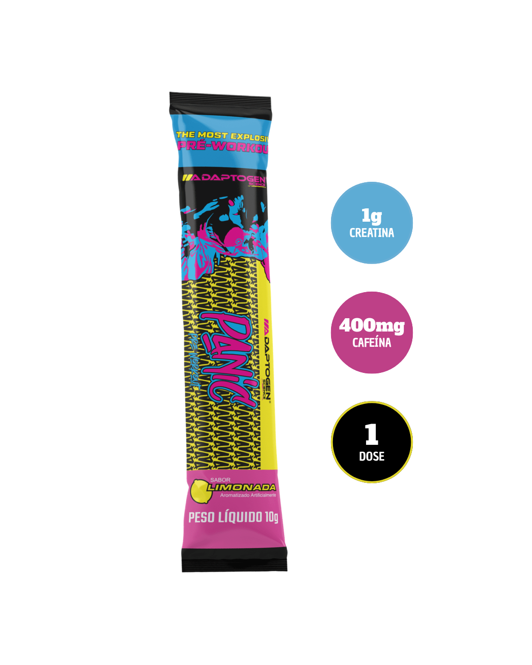 Dose Pré-Treino Panic Adaptogen