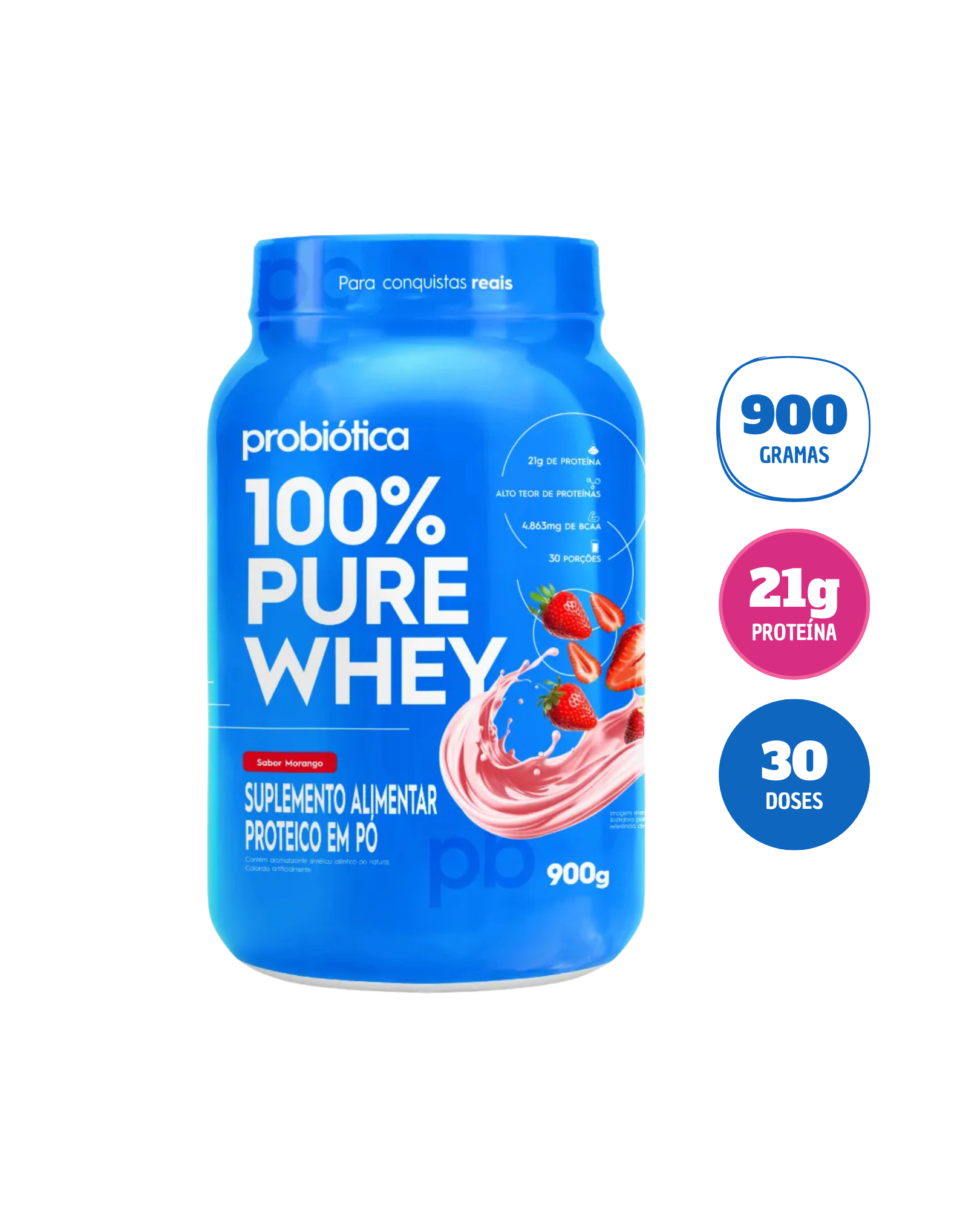 Whey Probiótica 100% Pure